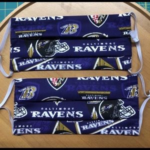 Baltimore Ravens Face Masks Set of 2
